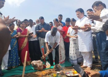 उरणमध्ये समाजमंदिराचे भूमीपूजन