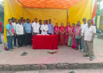 प्रीतम म्हात्रेंच्या बूथचे उद्घाटन