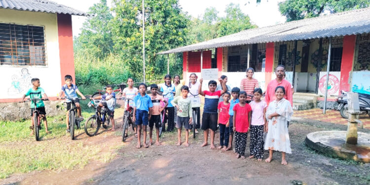 जावळी शाळेतर्फे मतदार जनजागृती फेरी