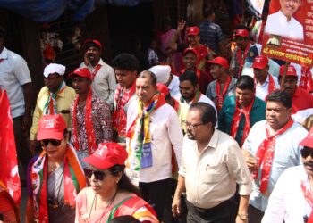 बाळाराम पाटील यांच्या प्रचार दौर्‍याला उत्स्फूर्त प्रतिसाद