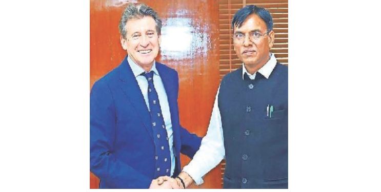 क्रीडामंत्री मांडविया यांची भेट