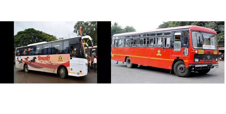 विनाथांब्यासाठी साध्या एसटी बसचा वापर