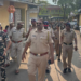 शिहू विभागात पोलिसांचे पथसंचलन