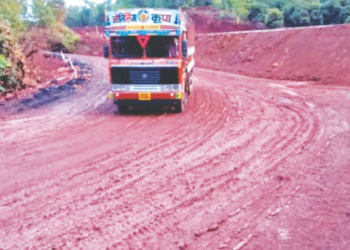 चौपदरीकरणात पावसाचा अडथळा