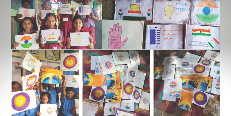 उपक्रमांमधून मतदान जनजागृती