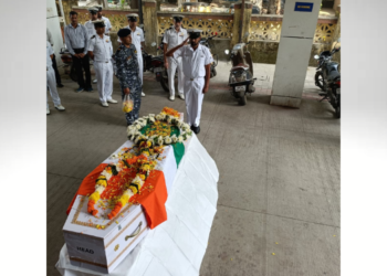 नौदलातील जवानाचा रेल्वे अपघातात मृत्यू