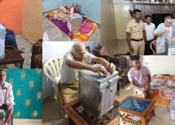 ज्येष्ठांसह दिव्यांगांनी घरबसल्या बजावला हक्क