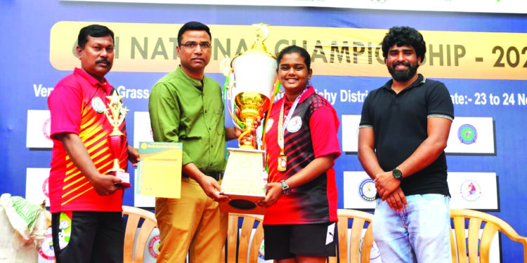 श्रुती गायकरला चौथ्यांदा सुवर्णपदक