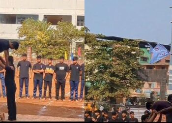 विद्यार्थ्यांनी उभारले चित्तथरारक मनोरे