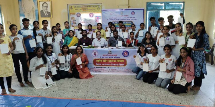 एनएसएसचे युवक देशाचे आधारस्तंभ- डॉ. विजय कोकणे