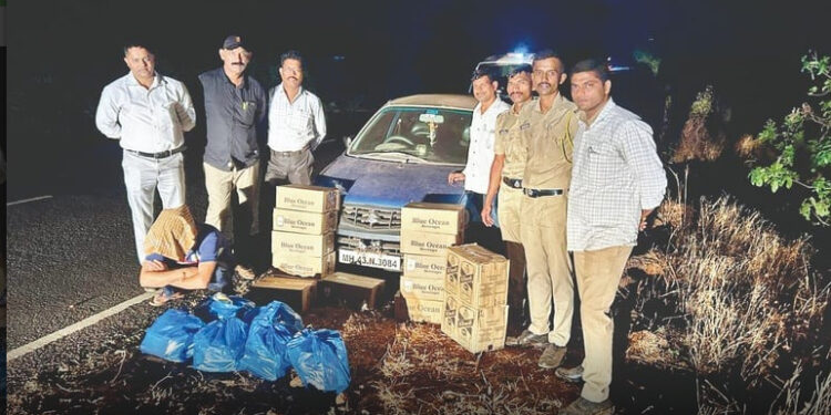 गोवा बनावटीचे मद्य जप्त