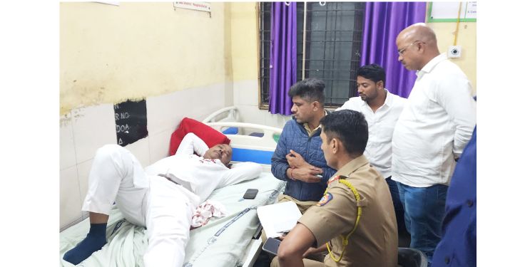 गाडी काढण्याच्या वादावरून मारहाण