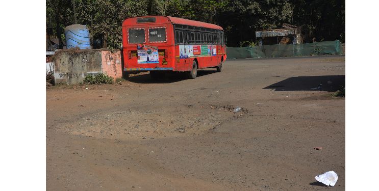 रेवदंडा आगार अपघातास निमंत्रण