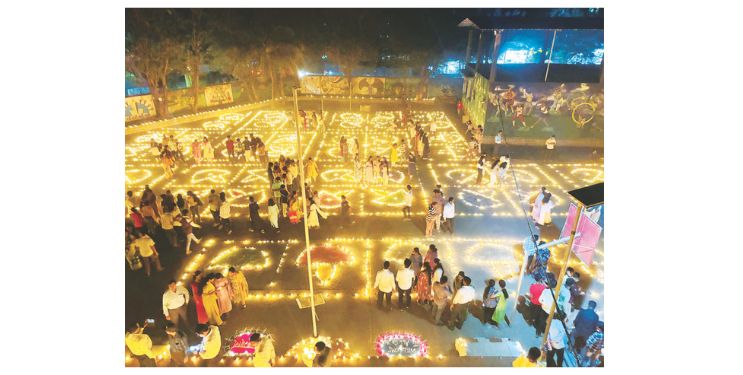 कळंबोलीत दीपोत्सव साजरा
