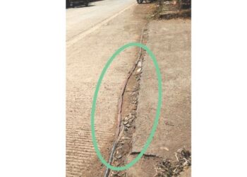 मोर्बा रस्त्यावरील विद्युत पथदिवे बंद