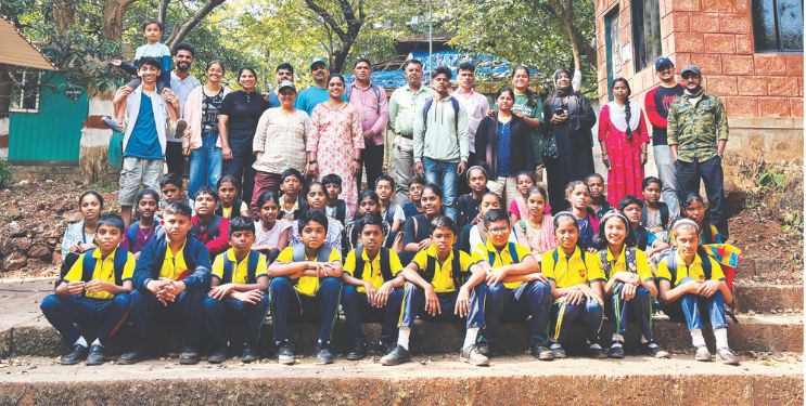 फणसाड अभयारण्यात निसर्ग शिक्षण सहल