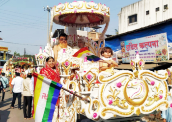 नागोठण्यात जैन सकल संघाची नगर प्रदक्षिणा