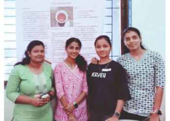 महाविद्यालयातील विद्यार्थींनींचा ‘अविष्कार’