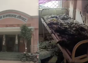 धक्कादायक! लोणार ग्रामीण रुग्णालयाला आग; एका रुग्णाचा होरपळून मृत्यू