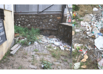 पंचायत समितीच्या आवारात घाणीचे साम्राज्य