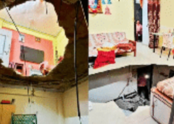 कोपरखैरणेत इमारतीचा स्लॅब कोसळला