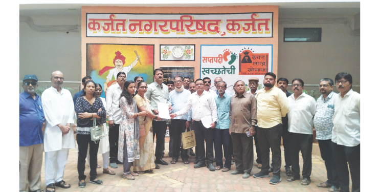 कर्जतकरांसाठी उपोषणाचा निर्धार