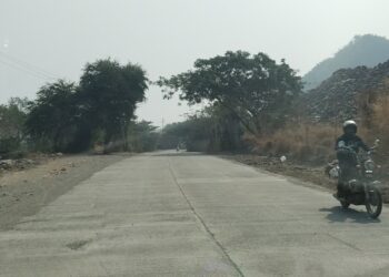 उरणमधील मुख्य रस्त्याचे काँक्रिटीकरण