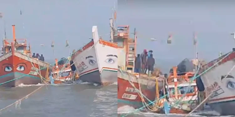 मुंबईच्या समुद्रात पुन्हा बोट अपघात; जहाजाच्या धडकेत बोट बुडाली