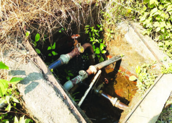 नेरळच्या पाण्याची अंधारात चोरी