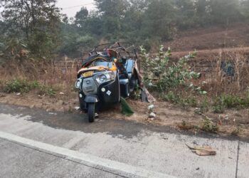 रिक्षाचा भीषण अपघात; दोन तरुणांचा दुर्दैवी मृत्यू