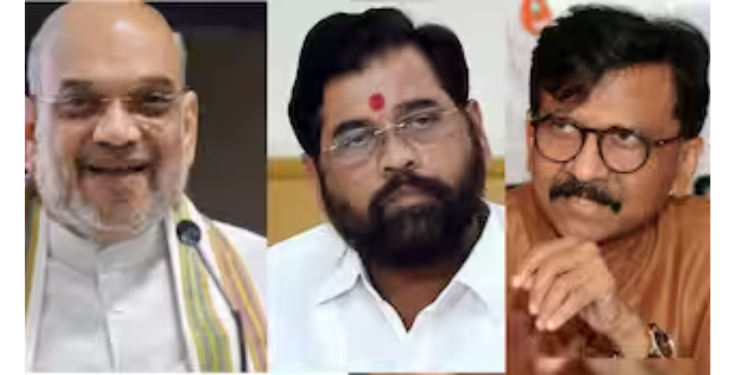 अमित शाह शिंदेंचे दैवत: संजय राऊत