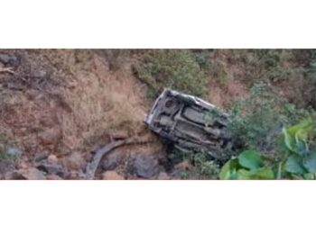 वरंधा घाटात कार दरीत कोसळून अपघात; एक ठार, आठ जखमी