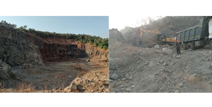 डोंगर पोखरुन अवैध उत्खनन जोरात