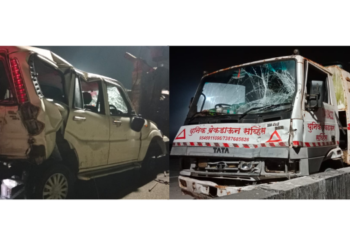 भीषण अपघात! महाडजवळ टोइंग व्हॅनने सहा जणांना चिरडले