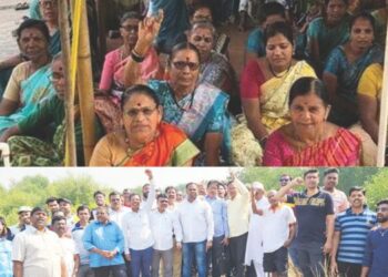 न्याय्य हक्कासाठी शेतकर्‍यांचा एल्गार