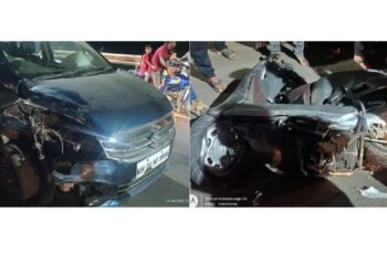 मुंबई-गोवा महामार्गावर कारची दुचाकीला धडक; एकजण गंभीर जखमी