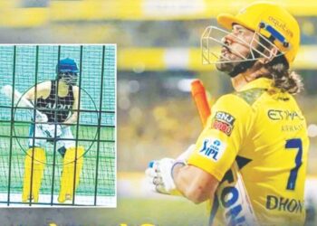 सीएसकेचा वाघ उतरला मैदानात