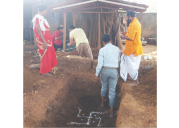 श्री स्वामी समर्थ मठाच्या बांधकामाची विधिपूर्वक सुरुवात