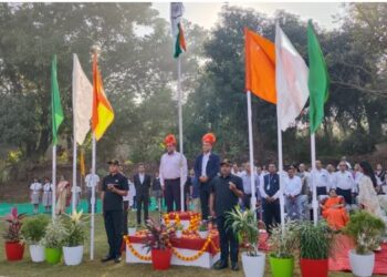 जिंदाल विद्यालयात प्रजासत्ताक दिन साजरा