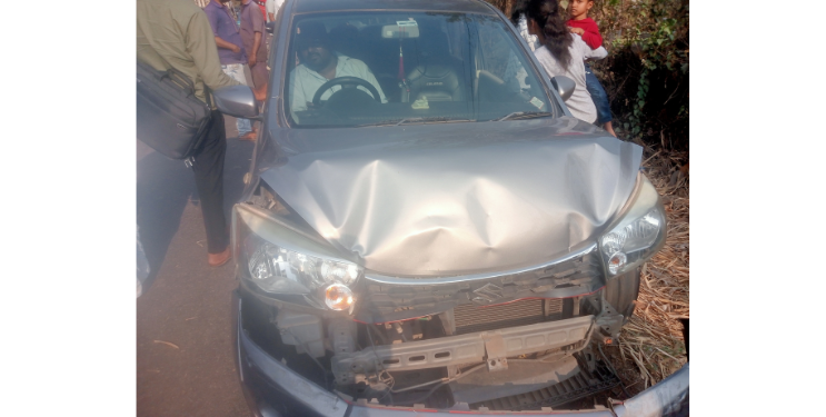 वाडगाव फाट्याजवळ तिहेरी अपघात