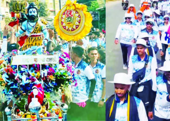 नेरळकरांचे एकविरा डोंगरावर पायी प्रस्थान