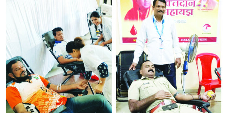 शासनाच्या रक्तपेढ्यांना संप्रदायाचे ‘महायज्ञ’