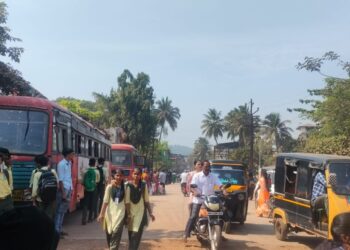 म्हसळ्यातील बससेवा पूर्ववत सुरू