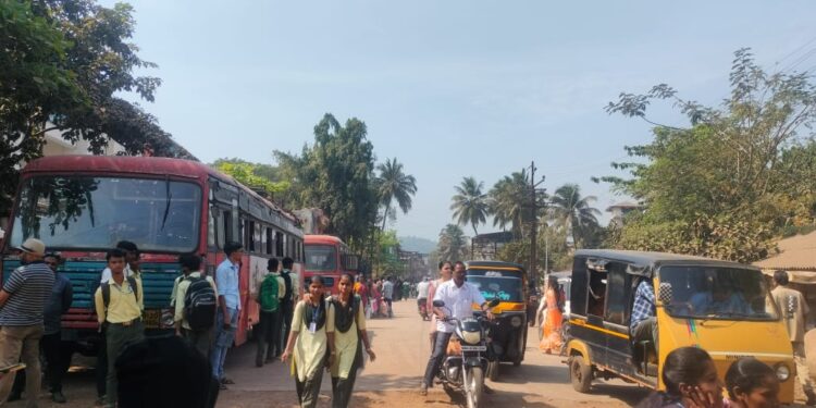 म्हसळ्यातील बससेवा पूर्ववत सुरू