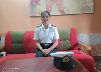 तन्वीची मर्चंट नेव्हीत नियुक्ती