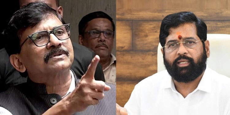 पापाचा कडेलोट झाला म्हणूनच शिंदे प्रयागराजला – संजय राऊत