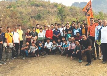 सरसगड प्रदक्षिणेला उत्स्फूर्त प्रतिसाद