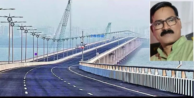 अलिबागच्या शिक्षकाने अटल सेतूवरून मारली उडी