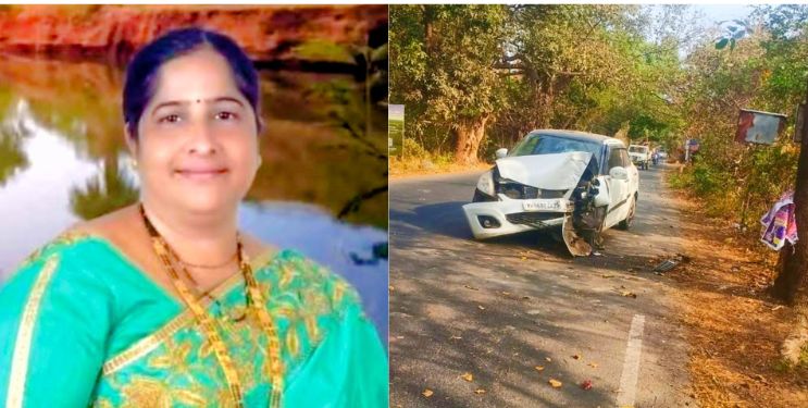 अलिबाग-रेवस मार्गावर भीषण अपघात; एक महिला ठार
