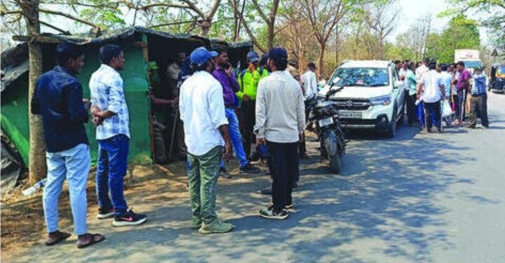 ग्रीन फिल्डच्या सर्वेला शेतकर्‍यांचा विरोध